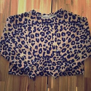 Zara cropped sweater.